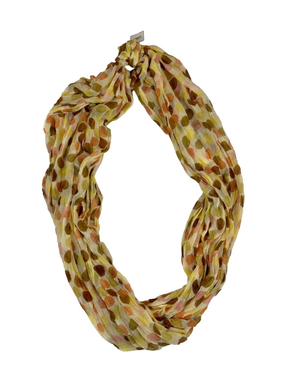 Target Yellow Multi Polka Dot Infinity Scarf